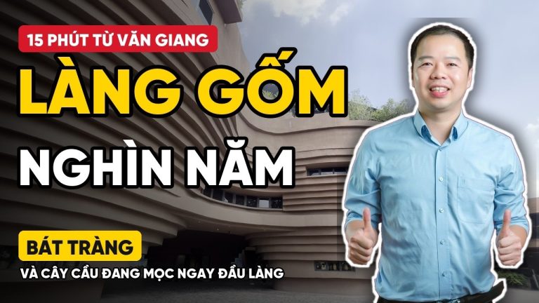 Thumbnail video Dương Thanh Nhâm đi làng gốm Bát Tràng cách Văn Giang 15 phút, cây cầu đang mọc ngay đầu làng