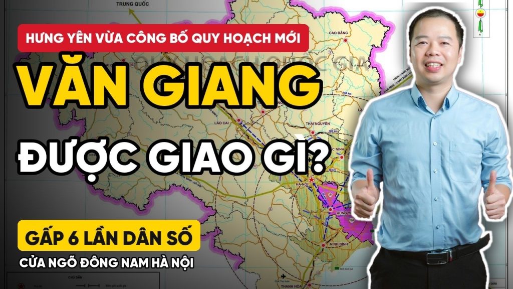 Thumbnail video Dương Thanh Nhâm nói về quy hoạch Văn Giang trong tỉnh Hưng Yên mới
